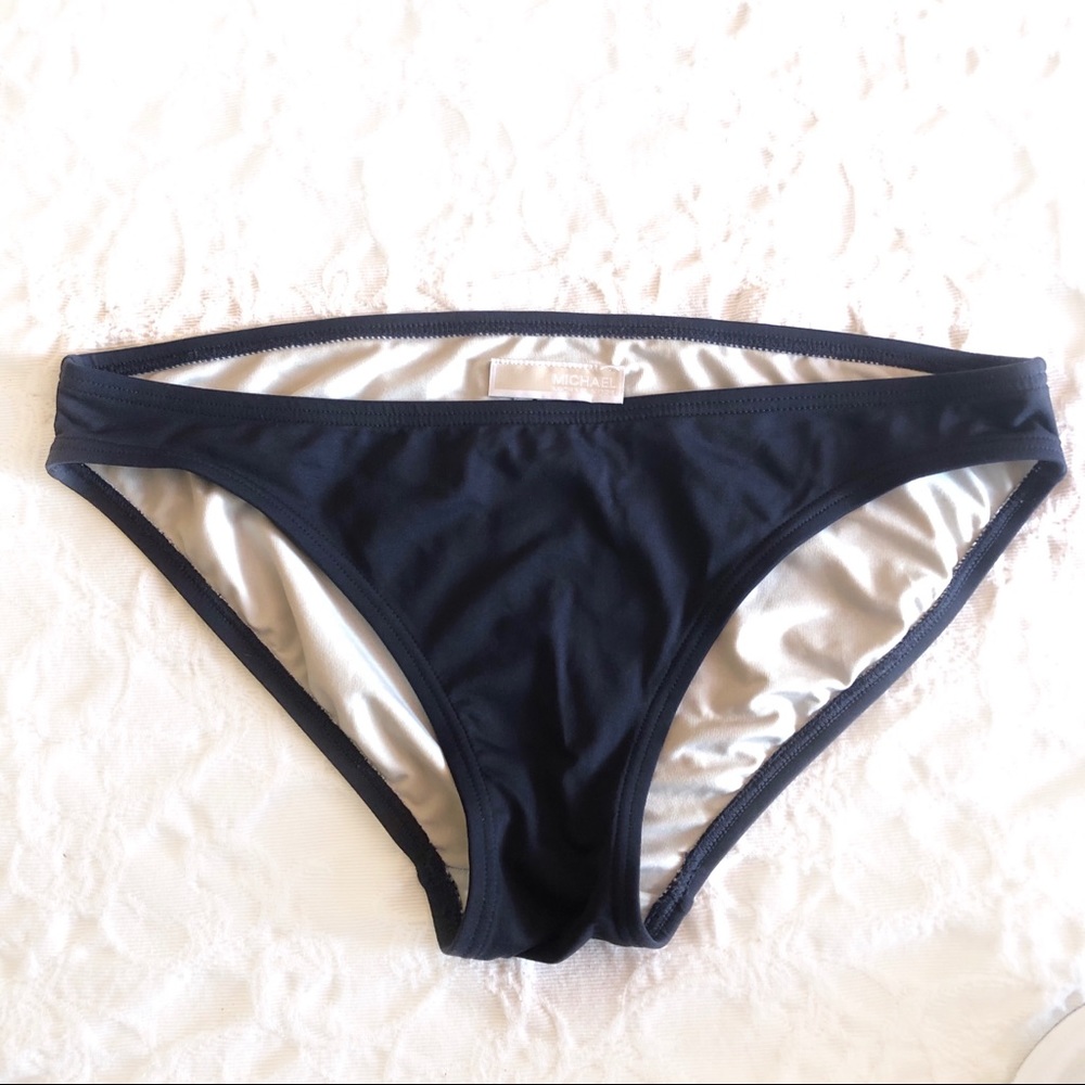 MICHAEL Michael Kors blue bikini Bottoms Sz S/CH/P